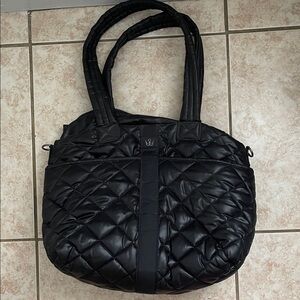 Oliver Thomas Black Quilted Shoulder Bag